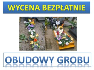 Skrzynka na grób, cena z montażem tel. 504-746-203. Obudowa grobu. Wrocław.