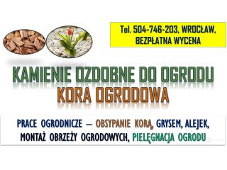Grys ozdobny, Cena, Wrocław, tel. 504-746-203, Kamienie ozdobne, żwirek do ogrodu