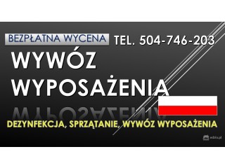 Sprzątanie po zmarłych, zgonie, tel. 504-746-203. Dezynfekcja, cena.